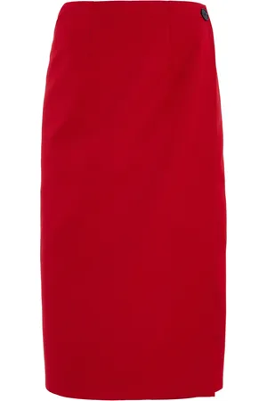 Marie Adam-Leenaerdt Reversible Wool Midi Skirt - - FR 34 - Moda Operandi