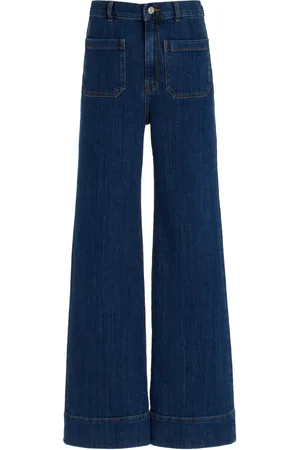 Jeanerica St Monica Stretch High-Rise Flared-Leg Jeans - - 24 - Moda Operandi