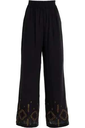 All That Remains Cleo Silk Wide-Leg Pants - - AU 6 - Moda Operandi