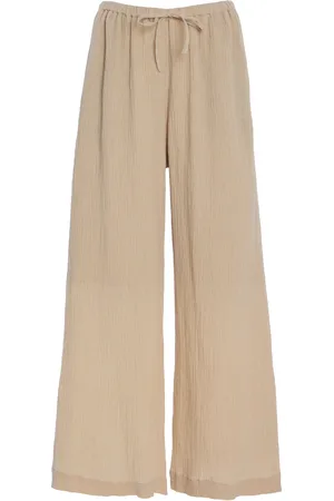By Malene Birger Clorella Ramie-Cotton Wide-Leg Pants - - EU 38 - Moda Operandi