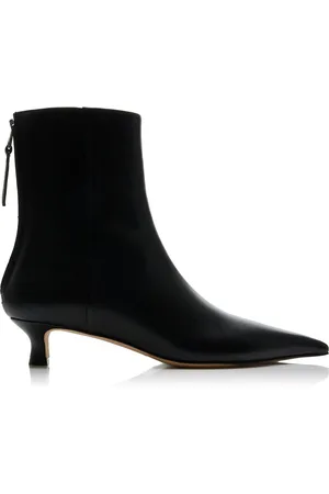Aeyde Zoe Leather Ankle Boots - - IT 41 - Moda Operandi