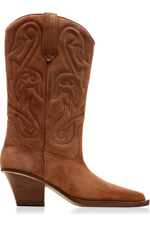 PARIS TEXAS Rosalinda Leather Western Boots - - IT 37 - Moda Operandi