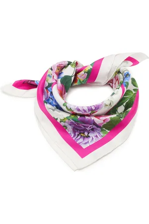 Dolce & Gabbana Floral Silk Foulard - - OS - Moda Operandi