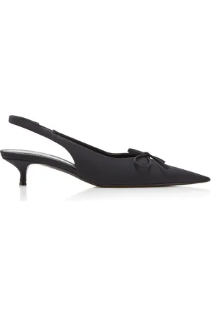 Balenciaga Knife Bow-Detailed Slingback Pumps - - IT 36.5 - Moda Operandi