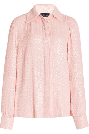 Sergio Hudson Hand-Embroidered Top - - US 14 - Moda Operandi