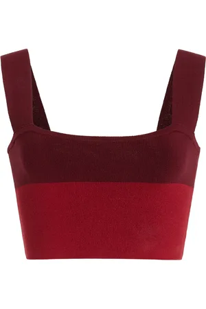 POSSE Exclusive Theo Striped Knit Cropped Tank Top - - XXS - Moda Operandi
