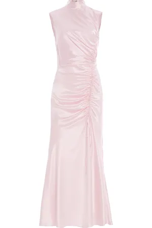 Alejandra Alonso Rojas Exclusive Aline Mock-Neck Silk Mini Dress - - US 6 - Moda Operandi