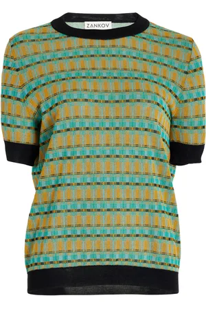 ZANKOV Leo Digital Jacquard Cotton Top - - S - Moda Operandi