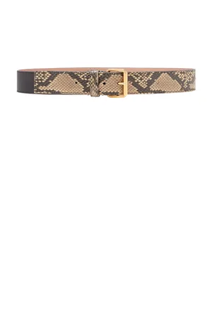 DRIES VAN NOTEN -Effect Leather Belt - - 75 cm - Moda Operandi