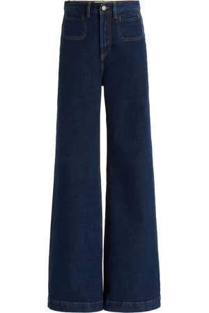 Jeanerica Roma Stretch High-Rise Flared-Leg Jeans - - 24 - Moda Operandi