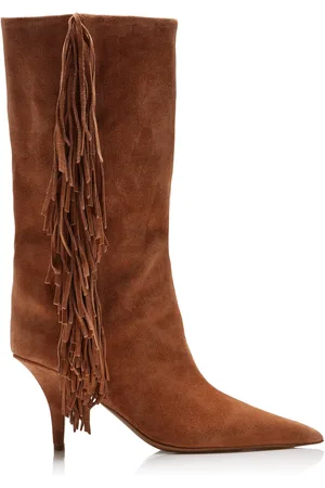 PARIS TEXAS Jessie Fringed Suede Boots - - IT 36 - Moda Operandi