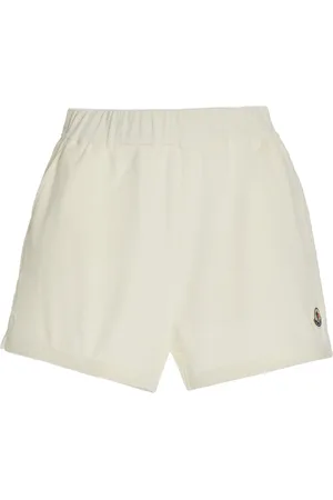 Moncler Oversized Cotton-Blend Sweat Shorts - - S - Moda Operandi