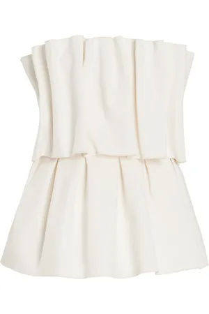 Dagmar Ruffled Stretch-Crepe Strapless Top - - FR 32 - Moda Operandi