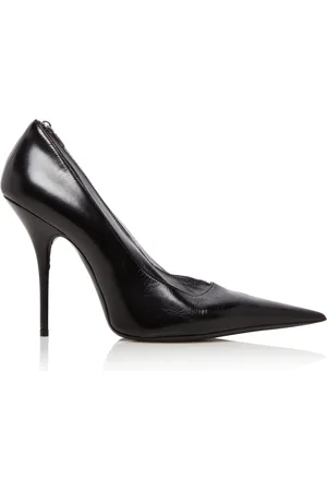 Balenciaga Knife Pump Leather Clutch - - OS - Moda Operandi