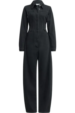 Alaïa Round Denim Jumpsuit - - FR 36 - Moda Operandi