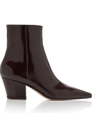 Gianvito Rossi Keinna Patent Leather Ankle Boots - - IT 36 - Moda Operandi