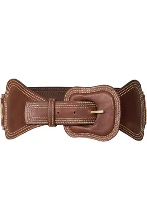 JOHANNA ORTIZ Appalachian Leather and Embroidered Cotton Belt - - L - Moda Operandi