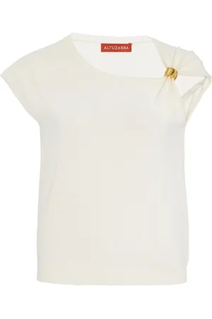 Altuzarra Rinaldi Gathered Jersey Top - - M - Moda Operandi