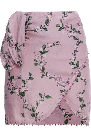 Agua by Agua Bendita Agustina Beaded Linen Pareo - - M - Moda Operandi