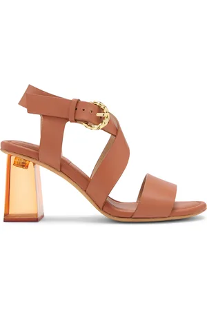 ULLA JOHNSON Elora Criss-Cross Leather Sandals - - IT 36 - Moda Operandi