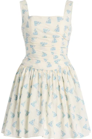 Markarian Daphne Ruched Cotton Mini Dress - - US 4 - Moda Operandi