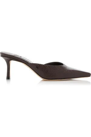 Jimmy Choo Vivi Lizard-Effect Leather Mules - - IT 36 - Moda Operandi