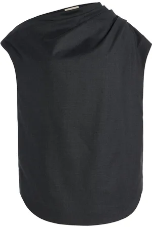 Loulou de Saison Lyra Draped Wool Top - - EU 36 - Moda Operandi
