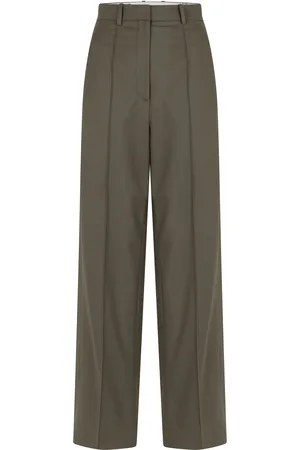 Heirlome Antonella Tailored Stretch-Wool Straight-Leg Pants - - US 0 - Moda Operandi