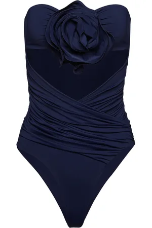 MAGDA BUTRYM Rosette Strapless One-Piece Swim Suit - - FR 38 - Moda Operandi