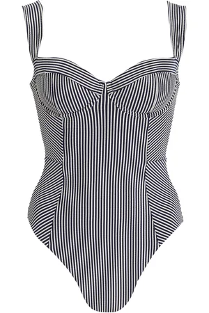 Simkhai Kyle Striped Swimsuit - - XS - Moda Operandi
