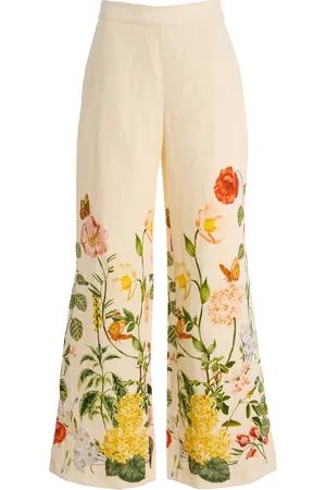 Cara Cara Mayflower Linen Wide-Leg Pants - - US 6 - Moda Operandi
