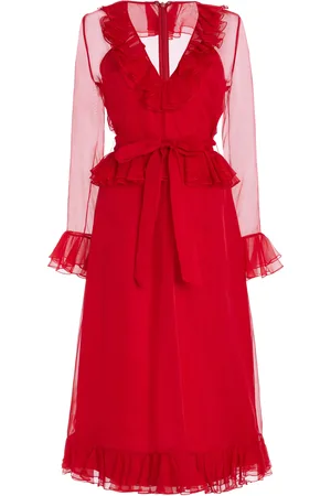 VALENTINO GARAVANI Silk-Organza Dress - - IT 42 - Moda Operandi