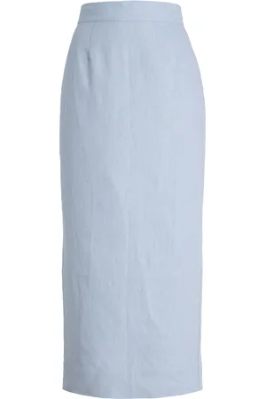 POSSE Exclusive Riviera Emma Linen Maxi Skirt - - XS - Moda Operandi