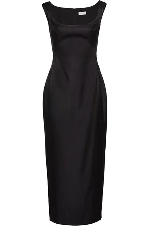 MAGDA BUTRYM Silk-Wool Midi Dress - - FR 34 - Moda Operandi
