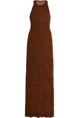 Maygel Coronel El Virao Open Back Knit Jacquard Maxi Dress - - OS - Moda Operandi