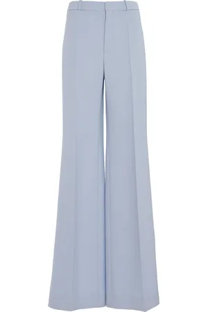 Chloé High-Rise Wool Wide-Leg Pants - - FR 38 - Moda Operandi