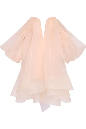ZIMMERMANN Crush Strapless Silk Mini Dress - - 0 - Moda Operandi
