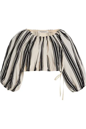 Serafini Striped Crop Top - - IT 38 - Moda Operandi