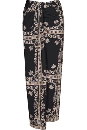 JOHANNA ORTIZ Dream Tiles Twisted Jersey Sarong Maxi Skirt - - US 10 - Moda Operandi