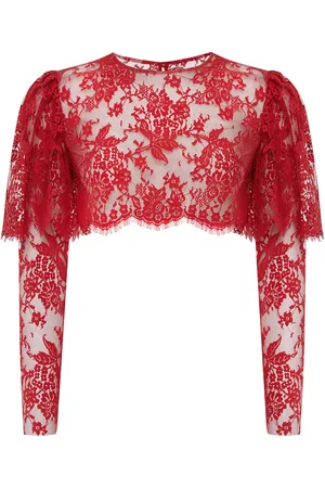 Rasario Cropped Lace Top - - FR 36 - Moda Operandi