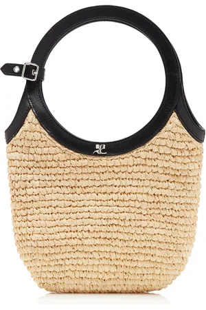 Courrèges Holy Raffia Shoulder Bag - - OS - Moda Operandi