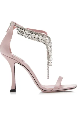 Jimmy Choo Verity Crystal Satin Sandals - - IT 36 - Moda Operandi