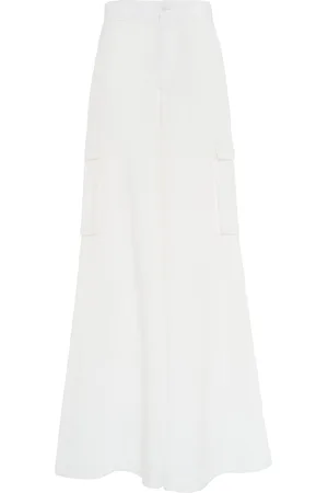 Ralph Lauren Carry Cargo-Pocket Linen Wide-Leg Pants - - US 0 - Moda Operandi