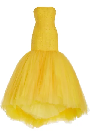 Carolina Herrera Embellished Tulle Mermaid Gown - - US 8 - Moda Operandi