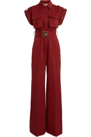 Elie saab Pocket-Detail Cotton-Gabardine Jumpsuit - - FR 34 - Moda Operandi