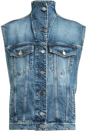 Alaïa Cotton Trucker Vest - - FR 36 - Moda Operandi