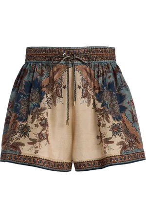 ZIMMERMANN Ascension Silk Shorts - - 0P - Moda Operandi