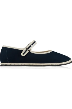 VIBI VENEZIA Canvas Mary Jane Flats - - IT 35 - Moda Operandi