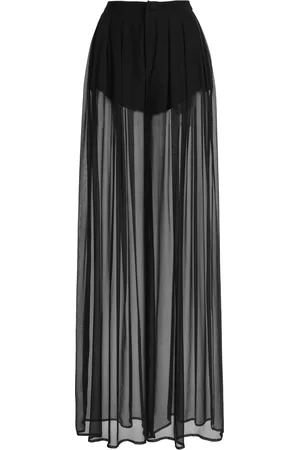 Zuhair Murad Silk Chiffon Flared Pants - - FR 38 - Moda Operandi