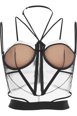 Nensi Dojaka Sheer Corset Top - - XS - Moda Operandi